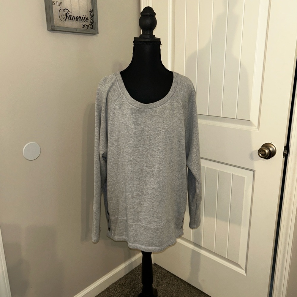Gray Long Sleeve Sweater